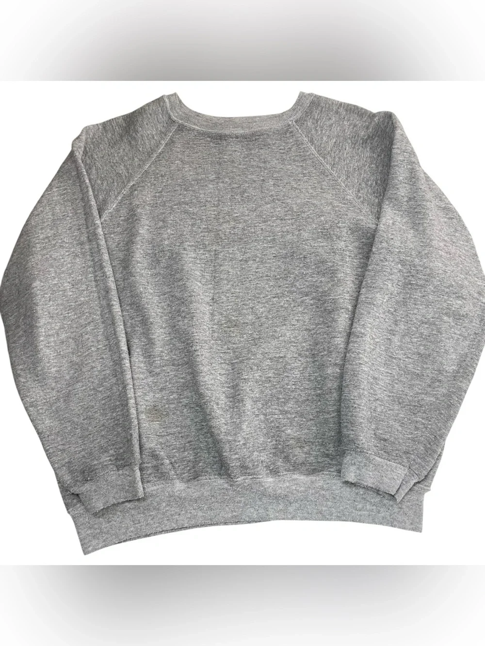 Reformation Repurposed Vintage Crew Sweatshirt Grey Lightweight - Picture 9 of 10